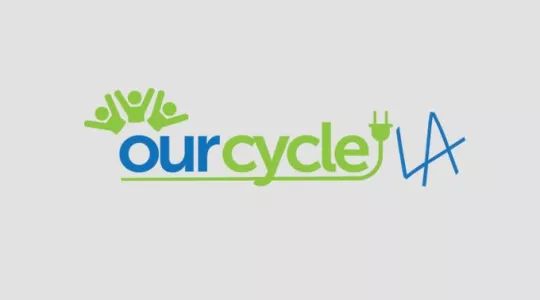 Three human figure and electric plug