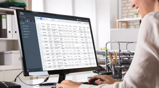 Computer Screen displaying the Servicenow interface
