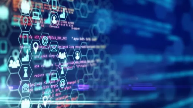 abstract image of computer screen