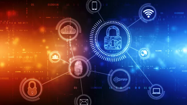 Stock Image Cyber Security Concept Art