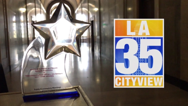 NOTOA Award with Channel 35 logo